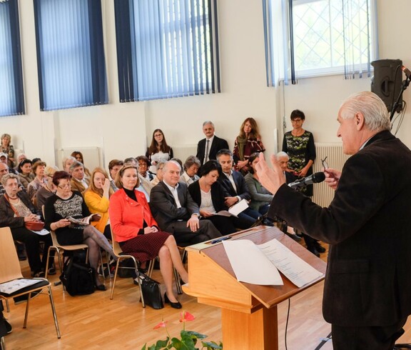 Foto vom Festakt zu 20 Jahre Marienstüberl