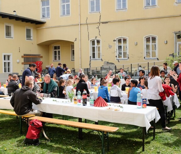 Foto vom Festakt zu 20 Jahre Marienstüberl