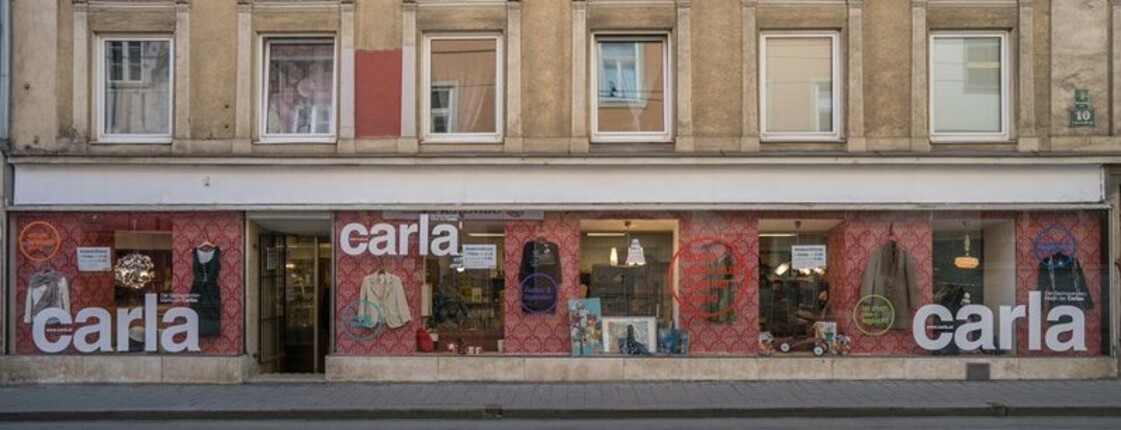 Hausfassade eines carla Shops