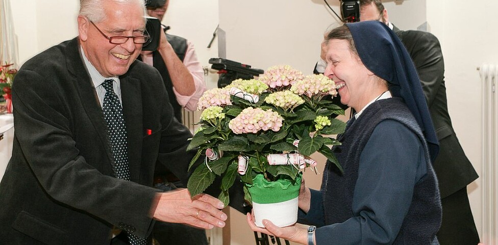 Foto vom Festakt zu 20 Jahre Marienstüberl