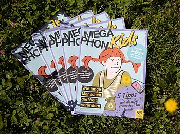 Megaphon KIDS, dier erste Straßenzeitung Österreichs für Kinder, ist da!
