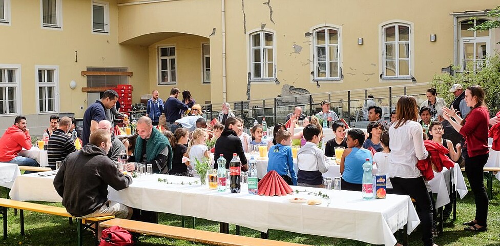 Foto vom Festakt zu 20 Jahre Marienstüberl