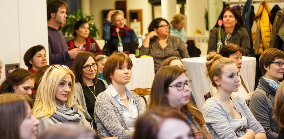 Viele Frauen im Publikum